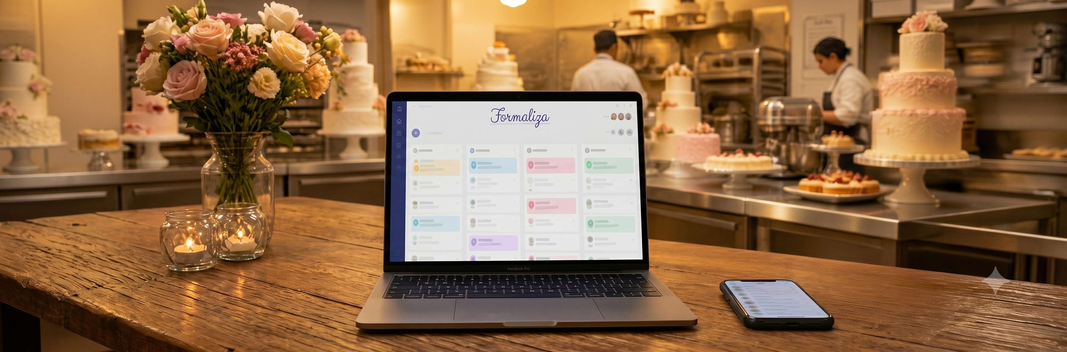 Painel do Formaliza exibindo gestão de contratos digitais para eventos